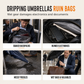 Sac de rangement pour parapluie pliable, imperméable et très absorbant – Housse de parapluie portable avec cordon
