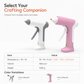 Rechargeable Hot Melt Glue Gun with Stand and 10 Glue Sticks