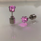 Boucles d'oreilles à clous LED lumineuses