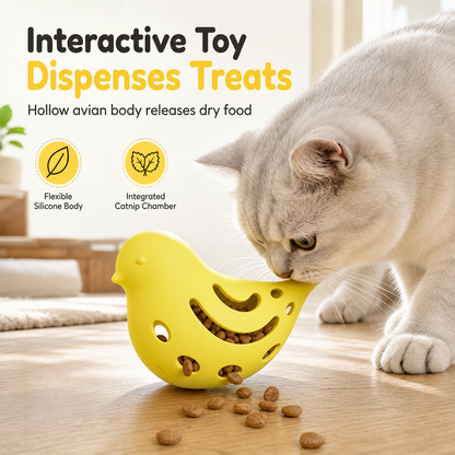 🐦 Distributeur de friandises pour animaux de compagnie en forme d'oiseau