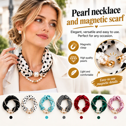 ⏳🔥 Offre limitée : -50 % ! ⏰ Foulard-collier à perles décoratives