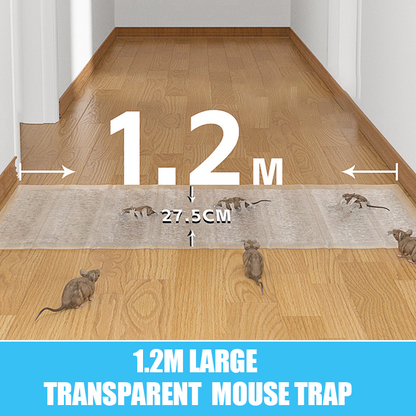 Piège adhésif transparent pour souris 120 × 27,5 cm | Dreanno®