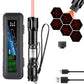 Lampe torche laser portable rechargeable rouge et verte