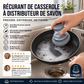 🧼✨ Brosse à Vaisselle Distributrice de Savon | Réservoir Intégré, Têtes Anti-Rayures & Dégraissage Facile