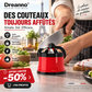 🧲 50 % de réduction ! Aiguiseur en fer fin pour cuisine domestique | Avec ventouse de fixation | Pierre à aiguiser | L'outil indispensable pour affûter vos couteaux de cuisine 🔪